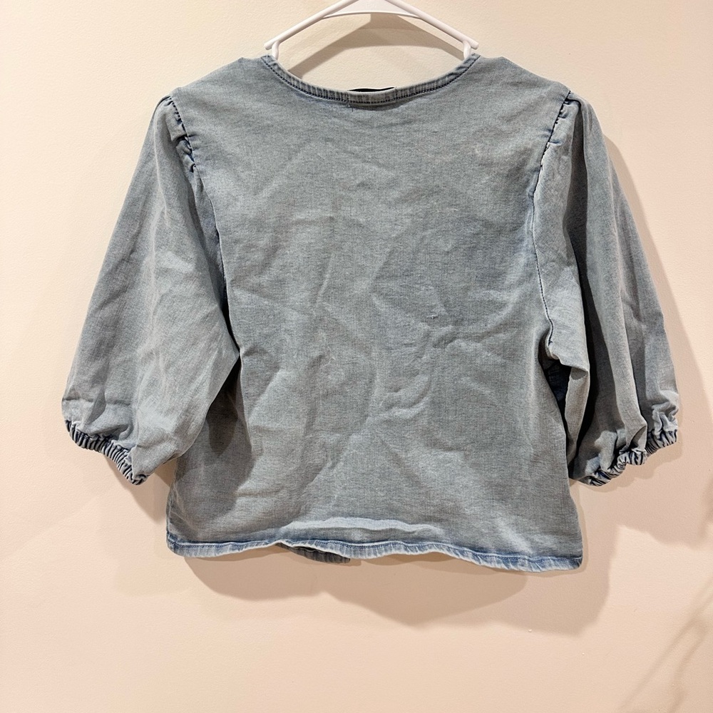 Wishlist Light Blue Denim Top - Picture 6 of 9
